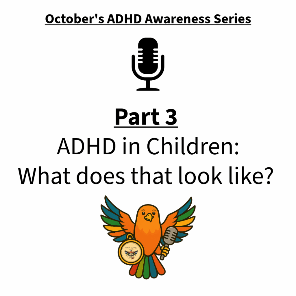 Workshop Flyer- Part 3 ADHD In Children with the webinar hawk